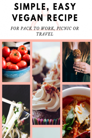 SIMPLE EASY VEGAN RECIPE FOR PACK TO WORK PICNIC OR TRAVEL