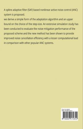 Concept of Adaptive Filtering &amp;amp; Spline Adaptive Filtering Algorithm : Based of Active Noise Control in Signal Processing