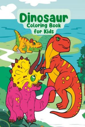 Dinosaur Coloring Book for Kid : different species beautiful drawings for fun and relaxation