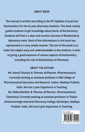 Manual of Practical Biochemistry' : As Per R.G.P.V. Syllabus