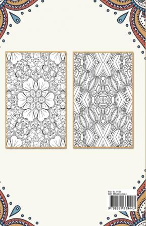 Floral mandala coloring book : Wonderful Pages For Relaxation Anti-stress Stimulating Creativity For Adults And Teenagers