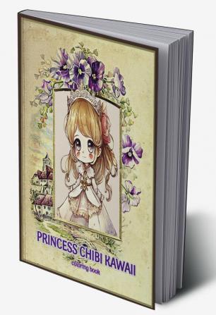 Princess Chibi Kawaii : coloring book for relaxation perfect for girls