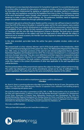 Commentary on Development Control and Promotion Regulation 2034 for Greater Mumbai (Volume IV) : With Exhaustive Notes on MRTP RERA MCGM MAHDA SLUM Comparative Tables Latest Judgments Circu...