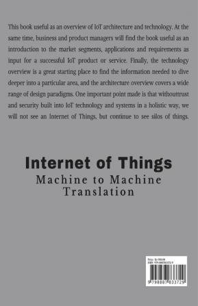 Internet of Things : Machine to Machine Translation