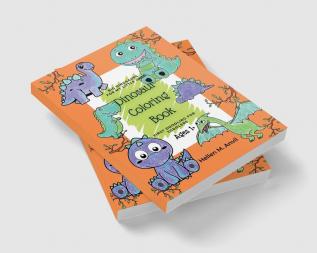 Dinosaur Coloring Book : Easy Coloring Pages for Early Learning