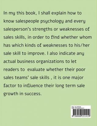 Learning Sales Improvement Strategy