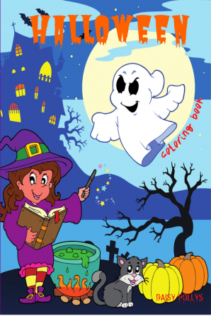 HALLOWEEN coloring book : Happy Halloween Coloring Book for Kids Age 1-3