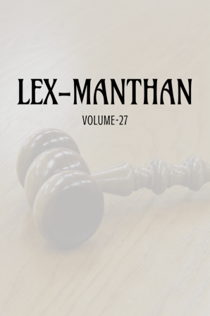 LEX-MANTHAN [VOLUME-27]