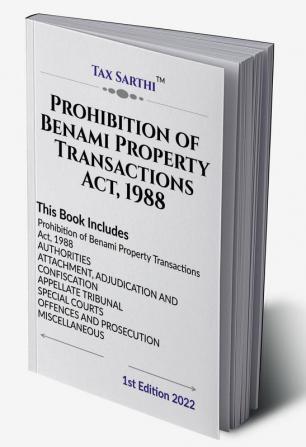 Prohibition of Benami Property Transactions Act 1988 | 1st Edition 2022