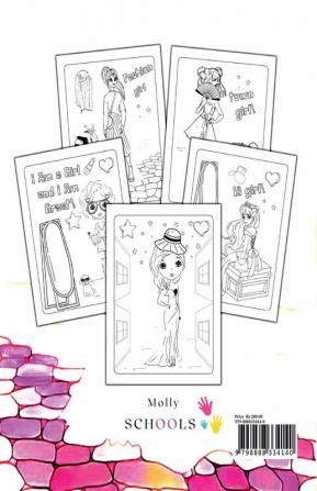 Fashion Coloring Book For Girls : Fun and Stylish Fashion and Beauty Coloring Pages for Girls Kids Ages 8-12 With Gorgeous Fashion Style | Fabulous Fashion Style Coloring Book For Teenagers!