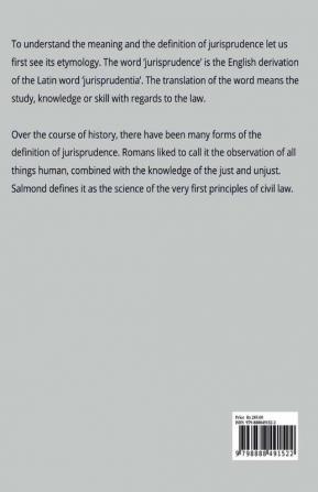 JURISPRUDENCE : SHORT NOTES ;QUICK REVISION BULLET POINTS FOR FIRST YEAR LAW STUDENTS