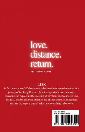 LDR - love.distance.return. : A poetic journey of a long distance relationship.