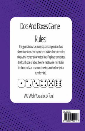 Dots and Boxes Game Book : A Simple Funny and Classic Paper and Pen Game for Children and Adults