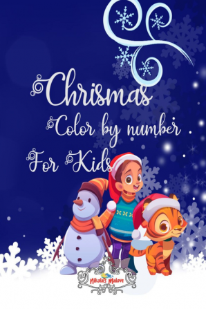 Chrismas color by number for kids : Your kids will love the colour by number this Christmas fal differently. Kids ages 4-8 .