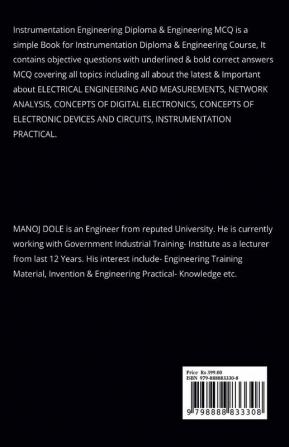 Instrumentation Engineering Diploma &amp Engineering MCQ