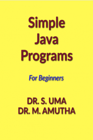 Simple Java Programs