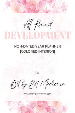 All Round Development Non-Dated Year Planner [Colored interior]