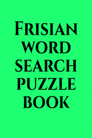 Frisian word search puzzle book