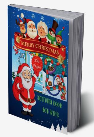 Christmas Activity Book For Kids : Kids Activity Book For Christmas is the ultimate activity book for your little one.Is a fun way to keep kids entertained this holiday season.