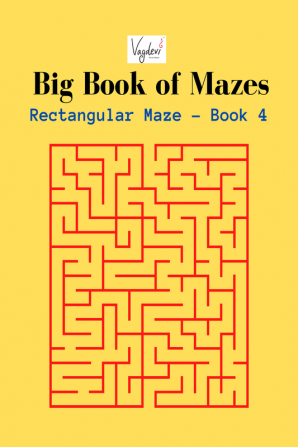 Rectangular Maze - Book 4 : Big Book of Mazes