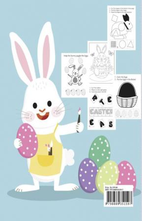 Easter Cut and Paste Workbook for Preschool : Cut and Paste Easter and Spring Holiday Workbook | A Beautiful Colouring and Cutting Activity Book for Kids Ages 3+| Perfect Idea Gift | Easter Basket...