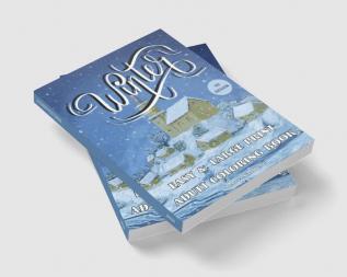 EASY AND LARGE PRINT WINTER ADULT COLORING BOOK : 50 Pages Featuring Relaxing Winter Scenes Holiday &amp; Landscapes Designs for Stress Relief. A suitable gift for adults &amp; seniors.