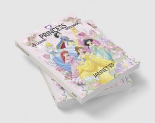 Princess coloring note book