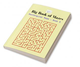 Rectangular Maze - Book 5 : Big Book of Mazes