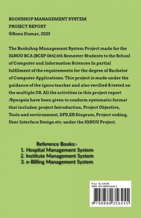 Bookshop Management System : Project Report