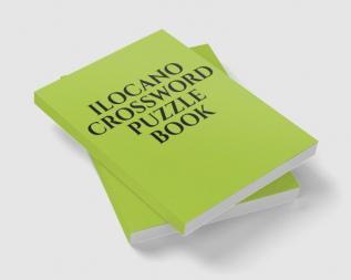 ILOCANO CROSSWORD PUZZLE BOOK