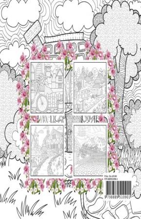 Mysterious Village Coloring Book : An Adult Coloring Book Featuring Magical Village Scenes | My Amazing Village Colouring Book | Perfect Idea Gift for All Ages