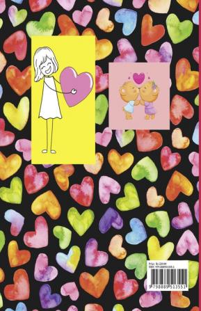 VALENTINE'S DAY COLORING BOOK FOR KIDS : CUTE LOVE DESIGNSCOLORING PAGES FOR CHILDREN AGES 3-12 8.5X11