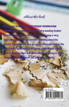 Student Information System : Project Report with Synopsis