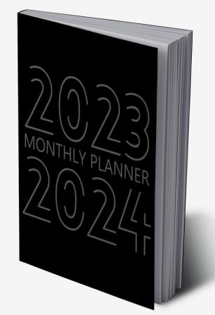 2023 2024 Monthly planner : 24 Month Agenda Monthly Organizer Book for Activities and Appointments 2 Year Calendar Notebook