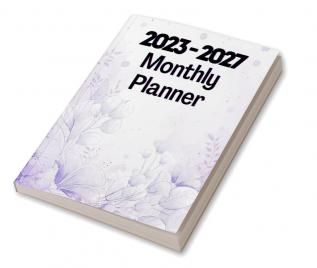 2023-2027 Monthly Planner special Gift for Women : 5 Years Pocket Organizer with Purple Cover for Women