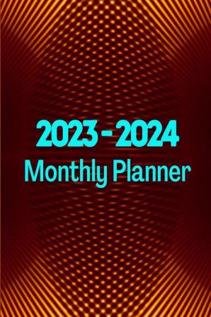 2023-2024 Monthly Planner for Men with Minimalist Cover : 2 Years Journal for Men