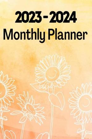 2023-2024 Monthly Planner with Sunrise Cover