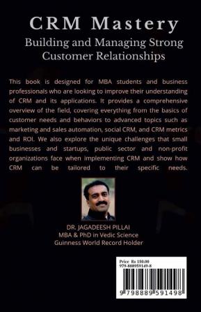 CRM Mastery : Building and Managing Strong Customer Relationships