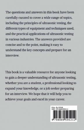 Ultrasonic Testing interview Questions and Answers : Non Destructive Testing