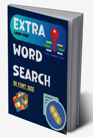 Extra Large Print Word Search : Simple Jumbo Word Search Books for Seniors Beginners Dementia Alzheimer's Parkinson's Patients - Good Gifts for Senior Citizens - Size 30 font