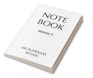 NOTEBOOK Volume 5 : Volume 5