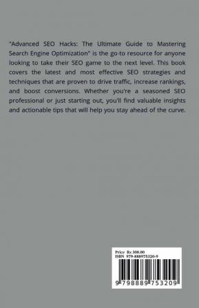 Advance SEO Hacks