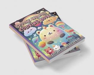 Spooky Kawaii Coloring Book : Colorful Pastel Goth Coloring Pages for Stress Relief &amp; Relaxation | Cute Horror Chibi Coloring Book | Perfect a Gift !