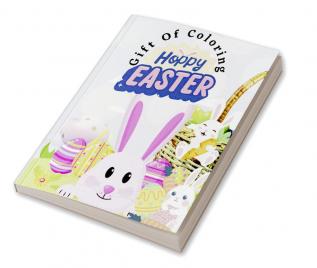 Happy Easter : Gift of Coloring Easter Activity Book for Kids Pages 50 Jumbo Size