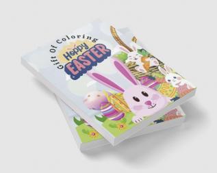 Happy Easter : Gift of Coloring Easter Activity Book for Kids Pages 50 Jumbo Size