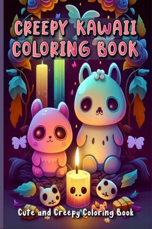 Creepy Kawaii Coloring Book : Amazing Pastel Goth Coloring Pages for Stress Relief and Relaxation | Cute Horror Coloring Book | Perfect as a Gift !