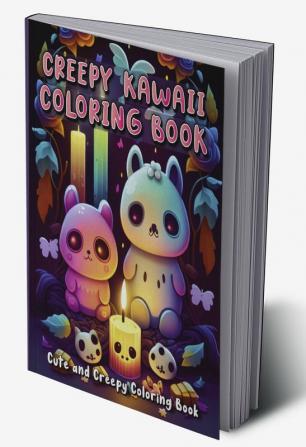 Creepy Kawaii Coloring Book : Amazing Pastel Goth Coloring Pages for Stress Relief and Relaxation | Cute Horror Coloring Book | Perfect as a Gift !