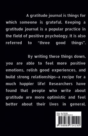 Simple Design Gratitude Journal