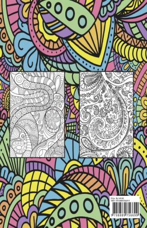 Anxiety Relief Coloring Book for Adults : 50 pages Mindfulness and Anti-Stress Coloring Book with Fun and Relaxing Patterns