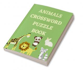 ANIMALS CROSSWORD PUZZLE BOOK / पशु क्रॉसवर्ड पहेली बुक